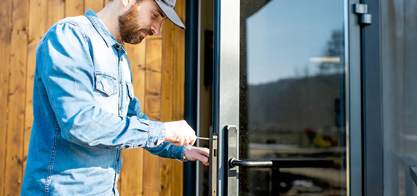 Frameless Glass Storefront Door Locks Replacement in Elgin, IL